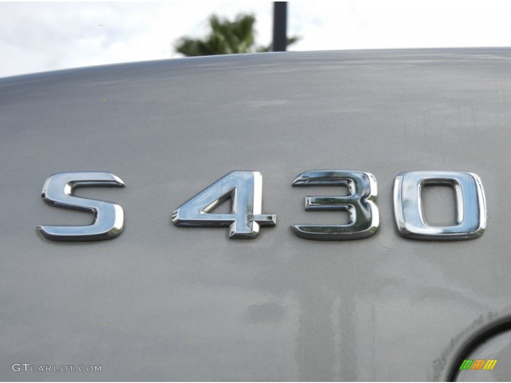 2004 S 430 Sedan - Pewter Silver Metallic / Charcoal photo #9