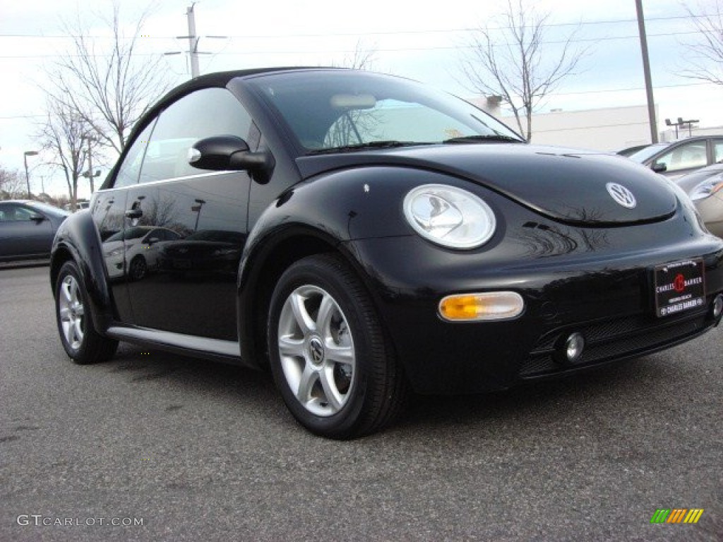 2005 New Beetle GLS 1.8T Convertible - Uni Black / Cream Beige photo #1