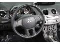Dark Charcoal 2008 Mitsubishi Eclipse Spyder GS Steering Wheel