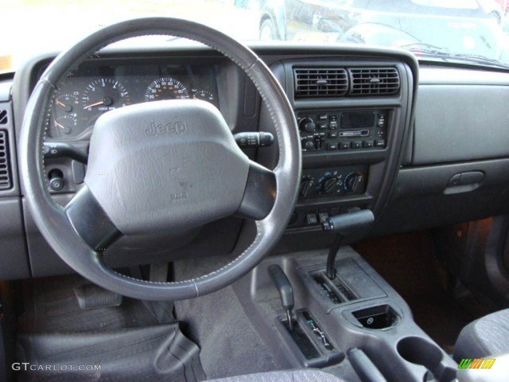 2001 Jeep Cherokee Sport 4x4 Agate Dashboard Photo #59825420