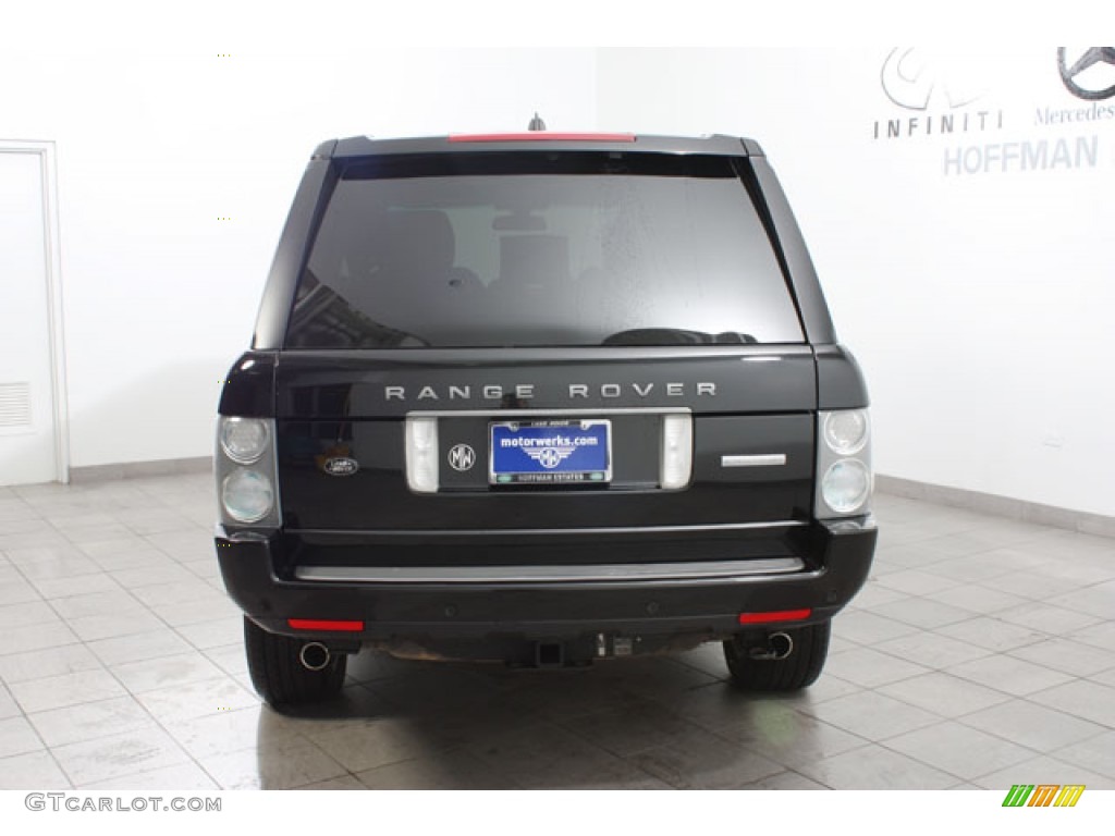 2007 Range Rover Supercharged - Java Black Pearl / Jet Black photo #4