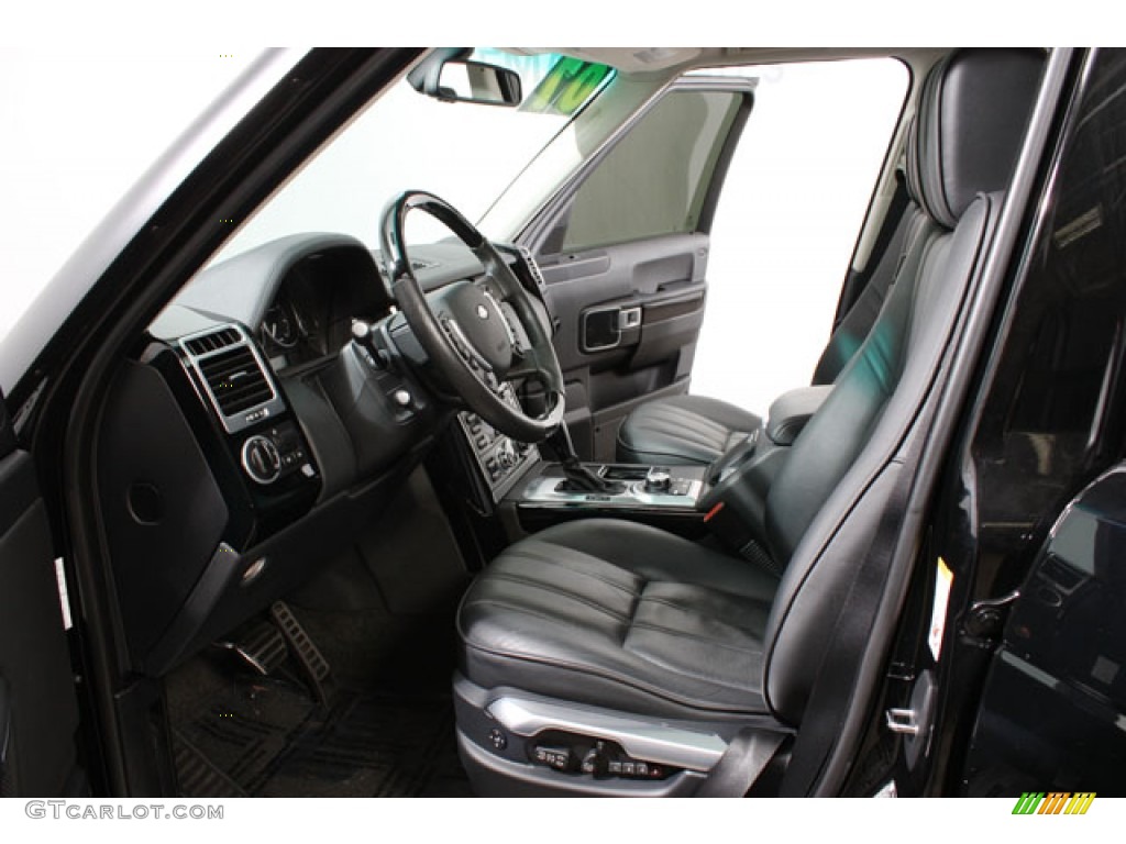 2007 Range Rover Supercharged - Java Black Pearl / Jet Black photo #17