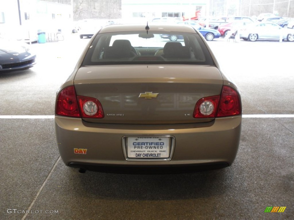 2008 Malibu LS Sedan - Amber Bronze Metallic / Cocoa/Cashmere Beige photo #5