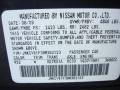 K52: Blue Slate Metallic 2009 Infiniti G 37 x Sedan Color Code