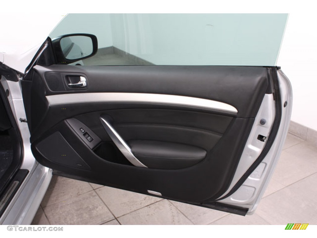 2008 Infiniti G 37 S Sport Coupe Graphite Door Panel Photo #59827369