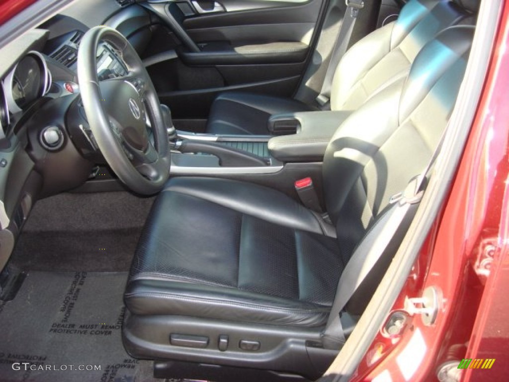 Ebony Interior 2009 Acura TL 3.5 Photo #59827418