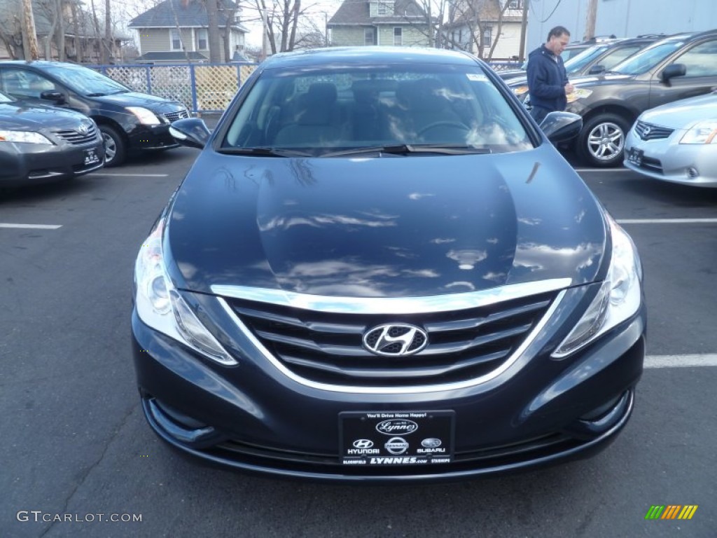 2011 Sonata GLS - Black Plum Pearl / Gray photo #1