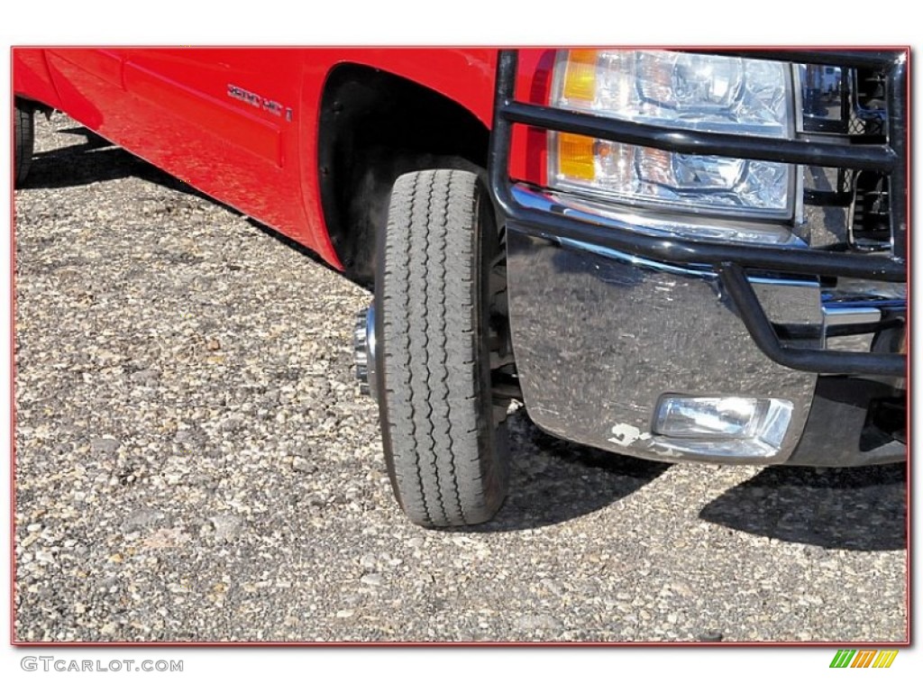 2007 Silverado 3500HD LT Crew Cab 4x4 Dually - Victory Red / Ebony photo #12