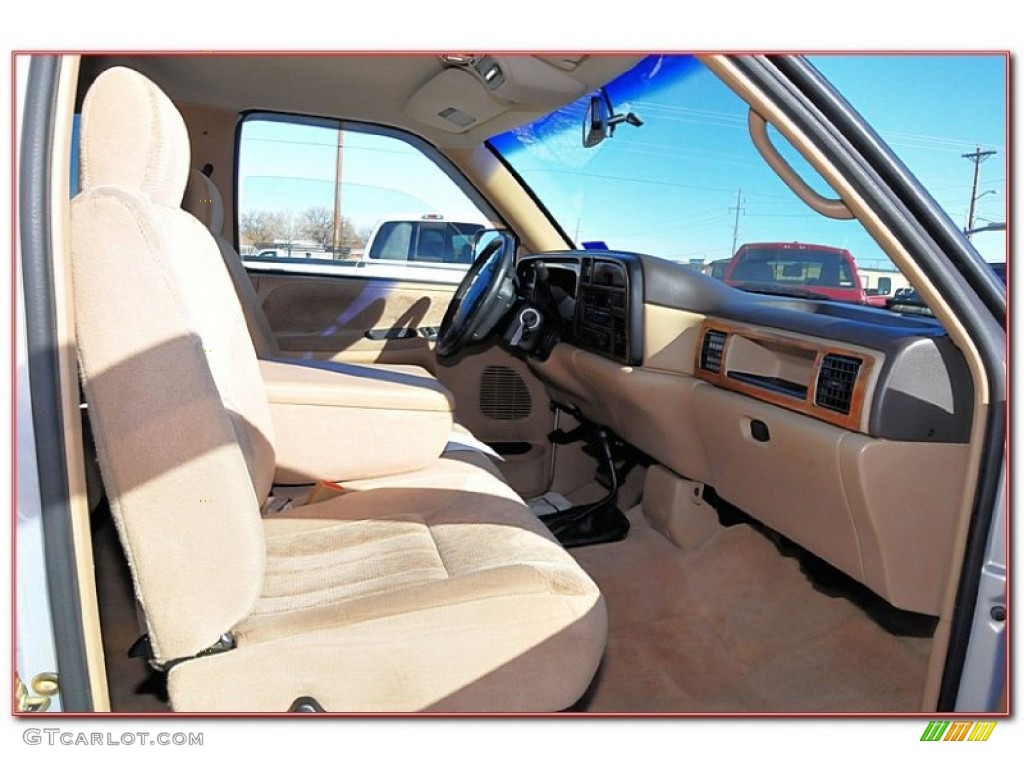 Gray Interior 1997 Dodge Ram 2500 Laramie Extended Cab 4x4 Photo #59828358