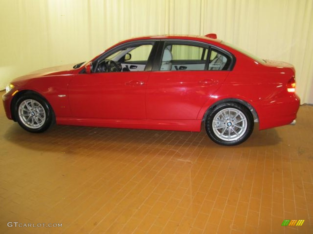 2010 3 Series 328i Sedan - Crimson Red / Oyster/Black Dakota Leather photo #7