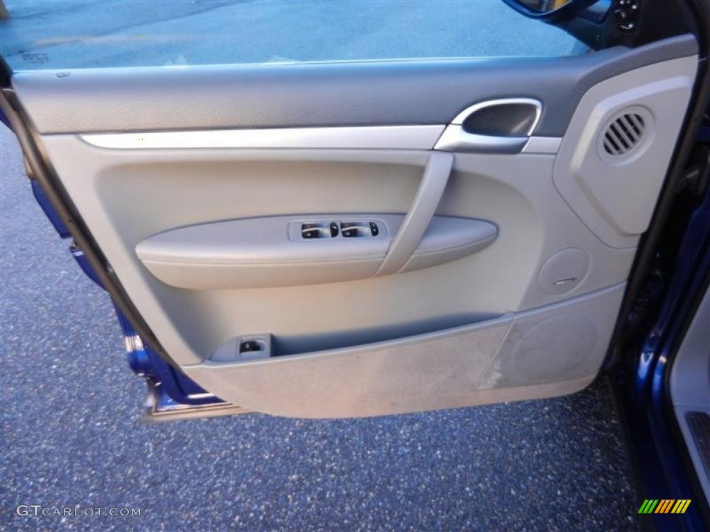 2008 Porsche Cayenne S Stone/Steel Grey Door Panel Photo #59830269