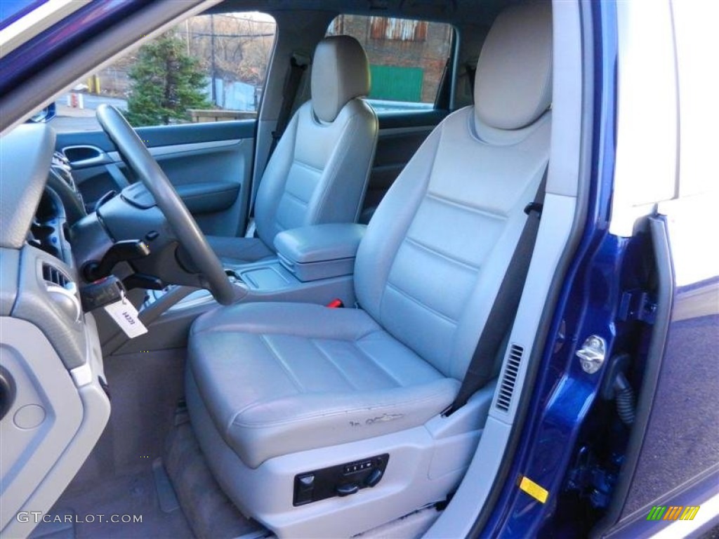 Stone/Steel Grey Interior 2008 Porsche Cayenne S Photo #59830287