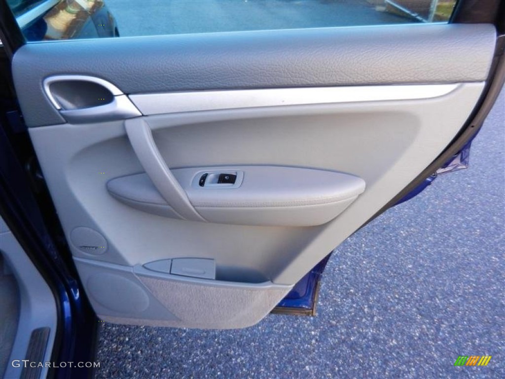 2008 Porsche Cayenne S Stone/Steel Grey Door Panel Photo #59830365