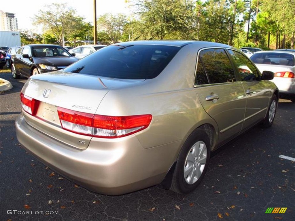 2003 Accord LX Sedan - Desert Mist Metallic / Ivory photo #2