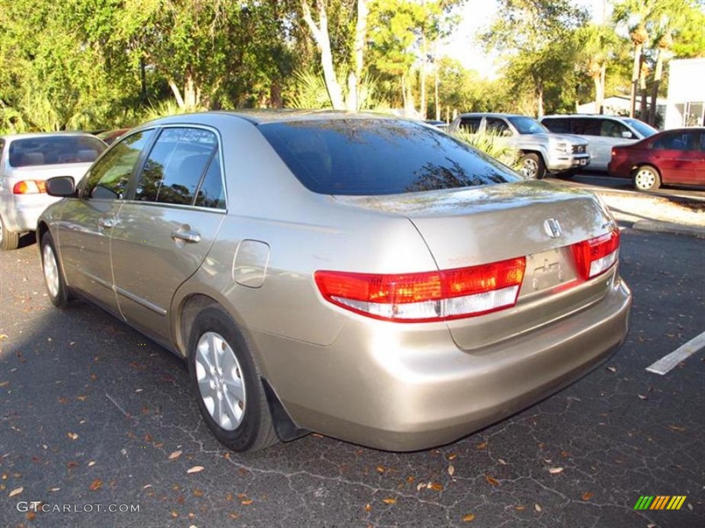 2003 Accord LX Sedan - Desert Mist Metallic / Ivory photo #3