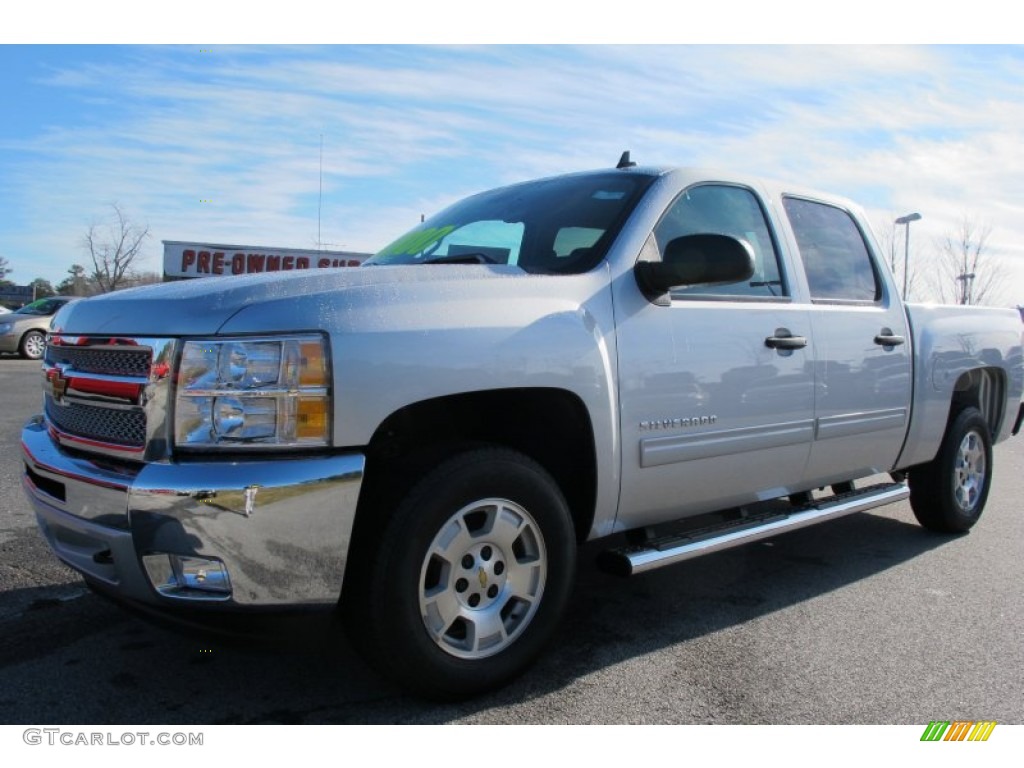 2012 Silverado 1500 LT Crew Cab - Silver Ice Metallic / Ebony photo #3