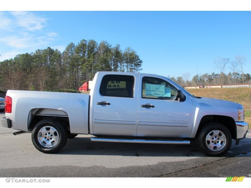 2012 Silverado 1500 LT Crew Cab - Silver Ice Metallic / Ebony photo #8