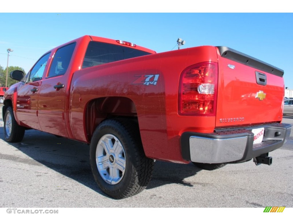 2012 Silverado 1500 LT Crew Cab 4x4 - Victory Red / Light Cashmere/Dark Cashmere photo #5