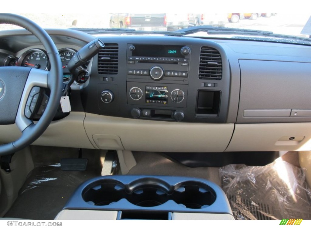 2012 Silverado 1500 LT Crew Cab 4x4 - White Diamond Tricoat / Light Cashmere/Dark Cashmere photo #13