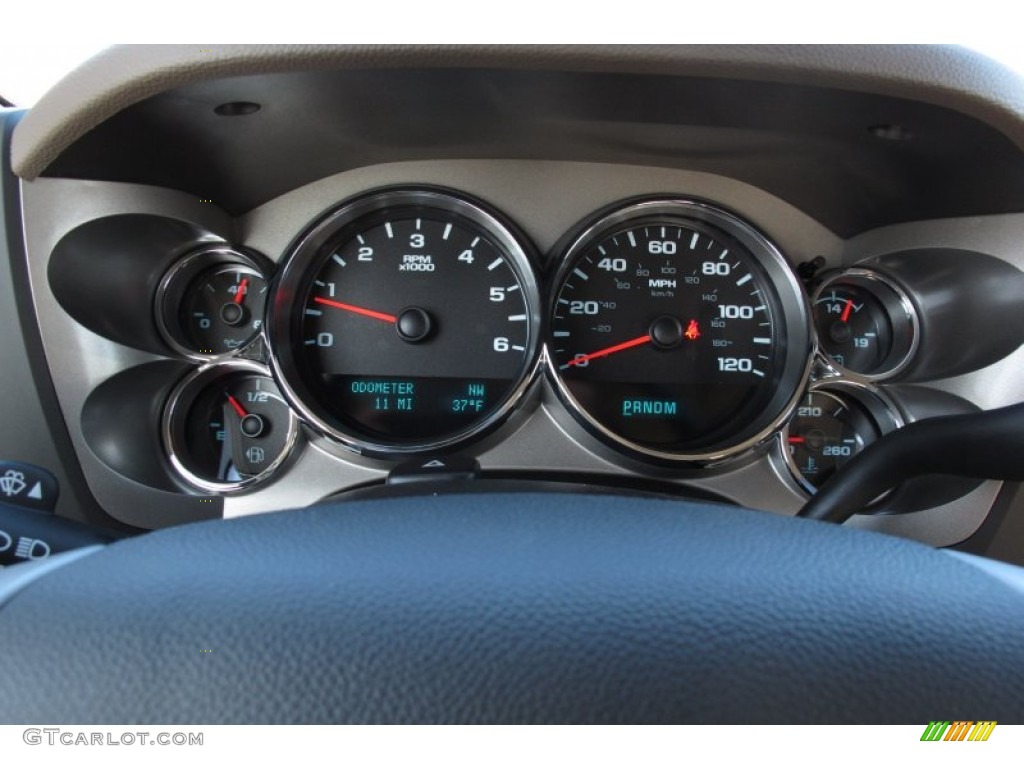 2012 Silverado 1500 LT Crew Cab 4x4 - White Diamond Tricoat / Light Cashmere/Dark Cashmere photo #15