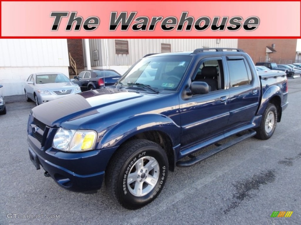 Dark Blue Pearl Metallic Ford Explorer Sport Trac