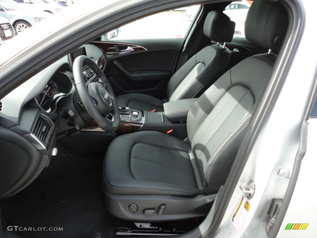 Black Interior 2012 Audi A6 3.0T quattro Sedan Photo #59833483