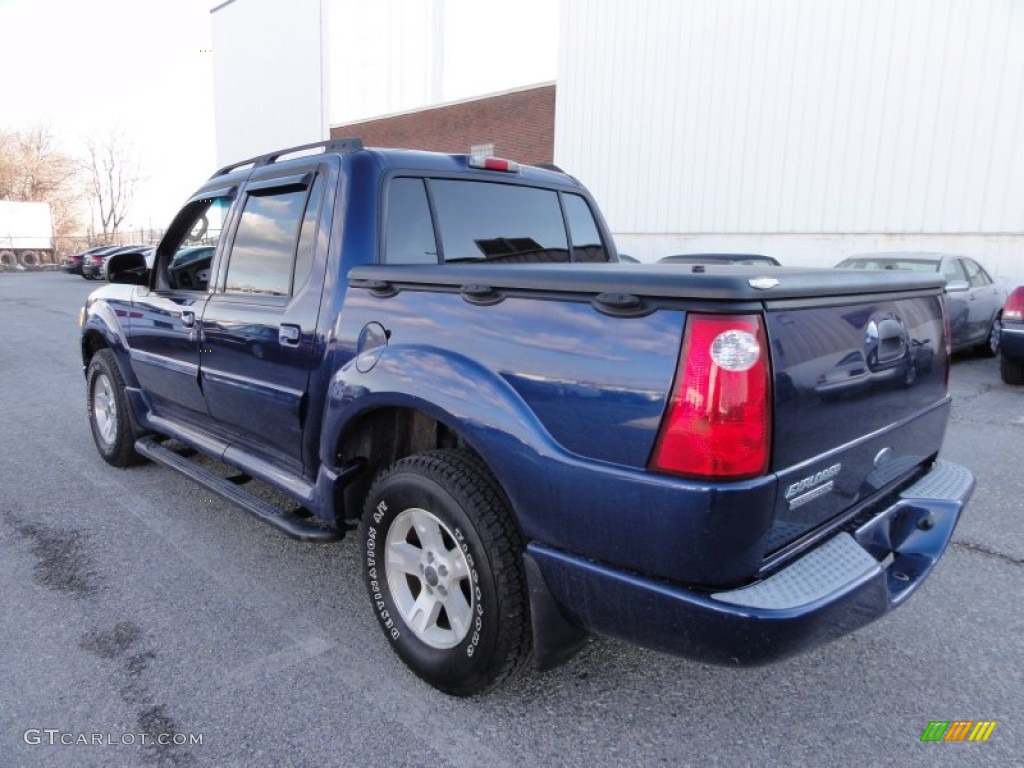 Dark Blue Pearl Metallic 2005 Ford Explorer Sport Trac XLT 4x4 Exterior Photo #59833563