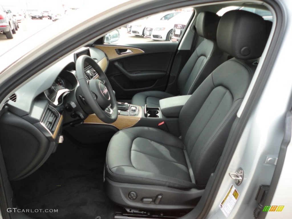 Black Interior 2012 Audi A6 2.0T Sedan Photo #59833566