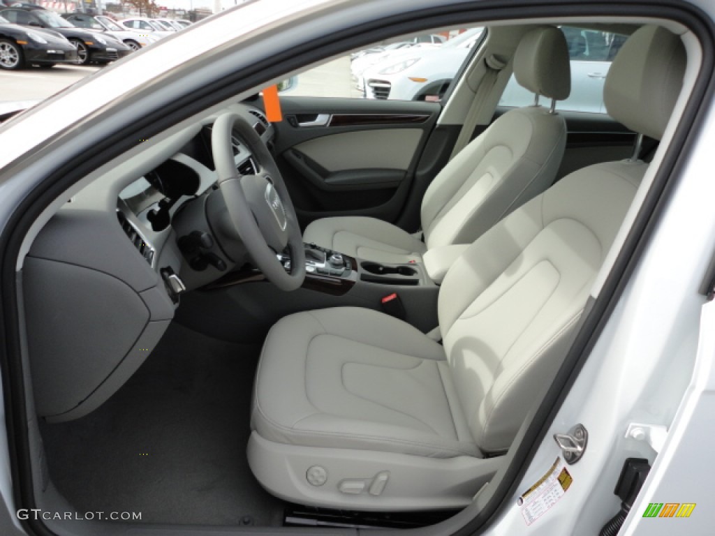 Light Gray Interior 2012 Audi A4 2.0T Sedan Photo #59833650