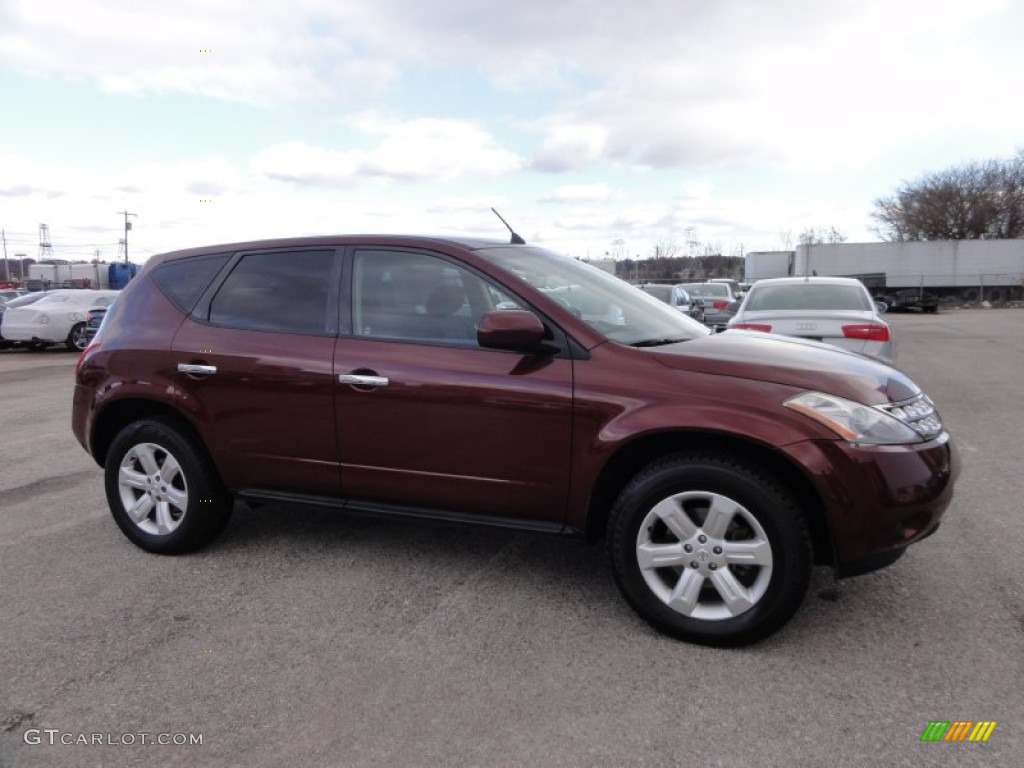 2006 Murano S AWD - Merlot Pearl / Charcoal photo #6