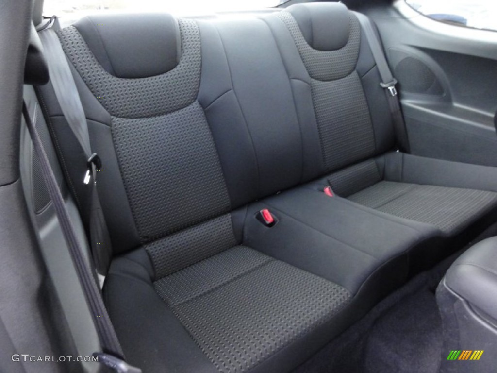 Black Cloth Interior 2011 Hyundai Genesis Coupe 2.0T Photo #59834508