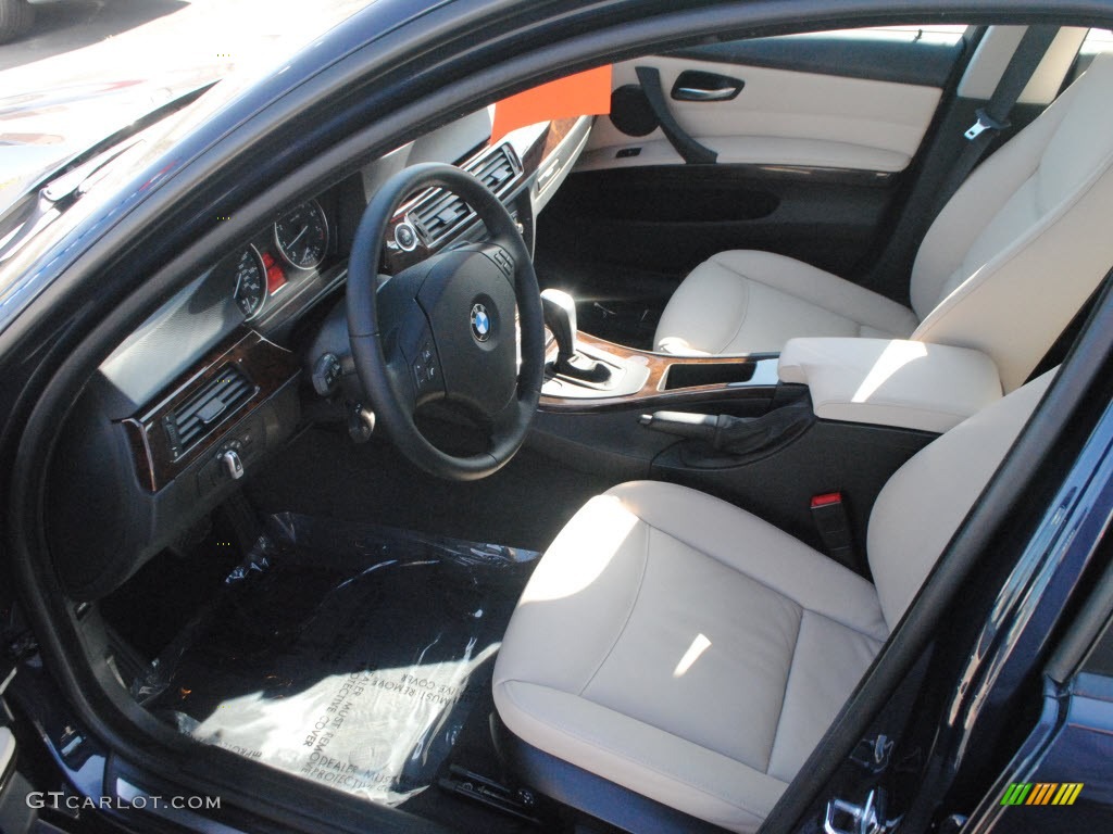 Beige Interior 2009 BMW 3 Series 328i Sedan Photo #59834583