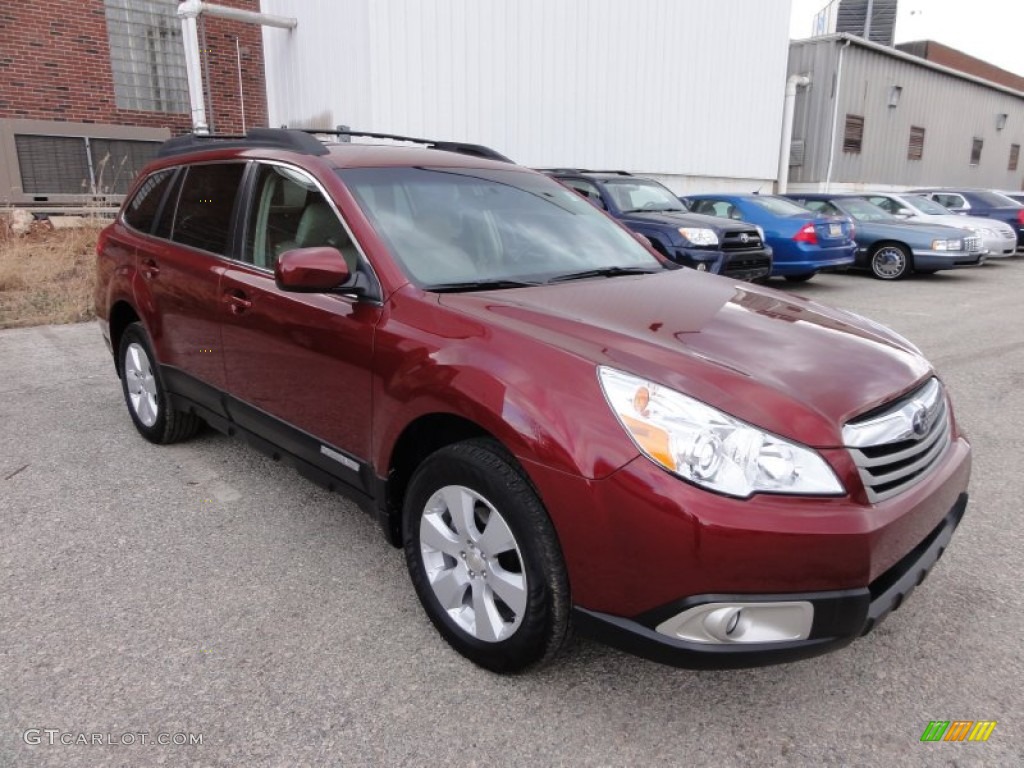 Ruby Red Pearl 2011 Subaru Outback 2.5i Premium Wagon Exterior Photo #59834736