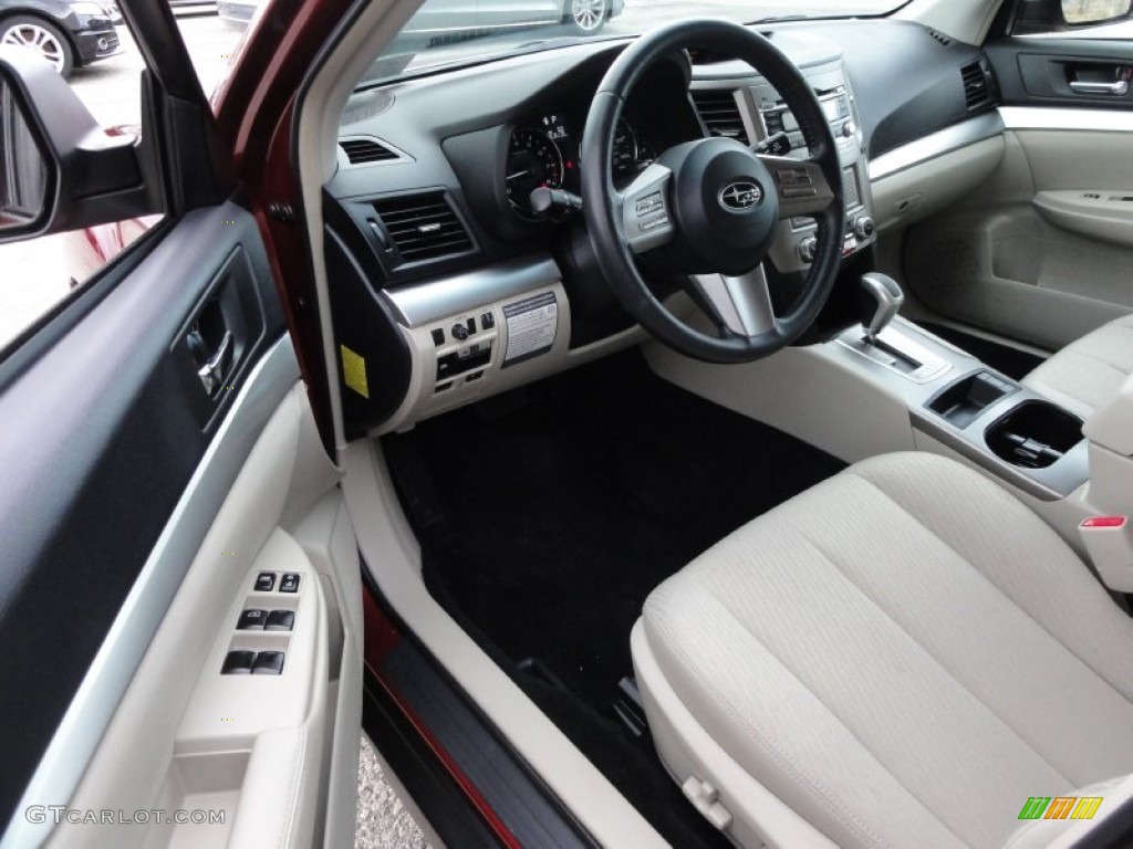 Warm Ivory Interior 2011 Subaru Outback 2.5i Premium Wagon Photo #59834814