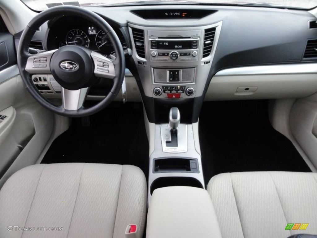 2011 Subaru Outback 2.5i Premium Wagon Warm Ivory Dashboard Photo #59834937