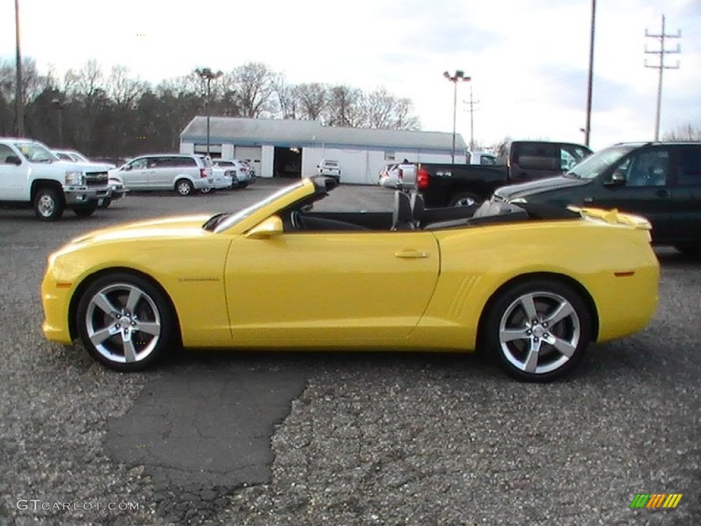 Rally Yellow 2011 Chevrolet Camaro SS Convertible Exterior Photo #59835246