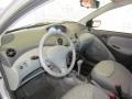  2001 ECHO Sedan Warm Gray Interior