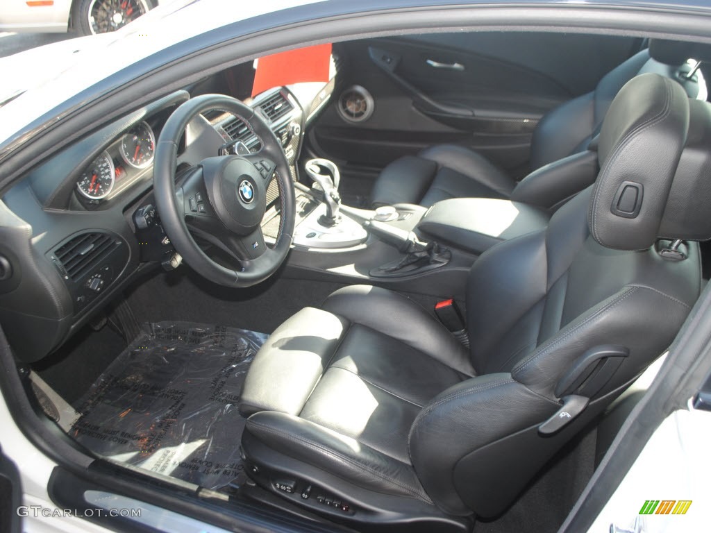 Black Interior 2008 BMW M6 Coupe Photo #59835939