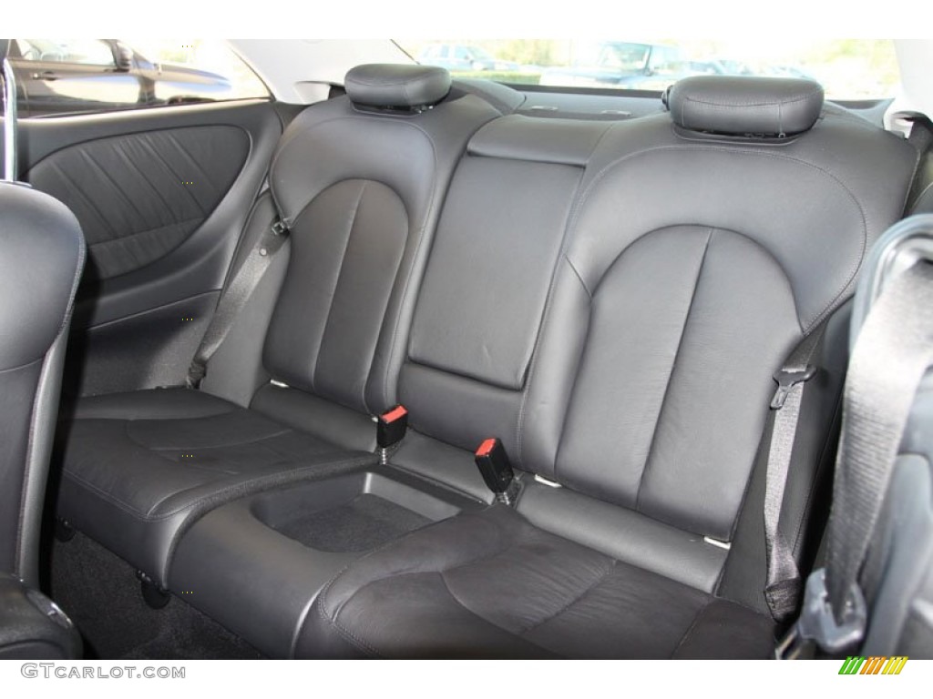 Black Interior 2008 Mercedes-Benz CLK 350 Coupe Photo #59836716
