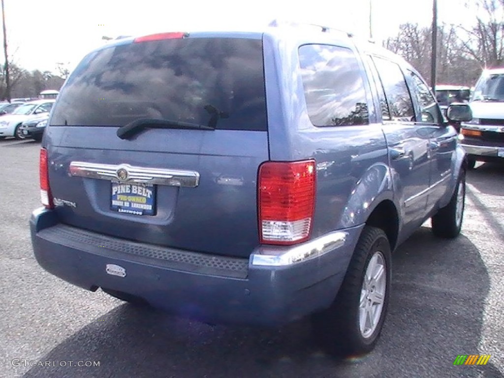 2008 Aspen Limited 4WD - Marine Blue Pearl / Light Graystone photo #4