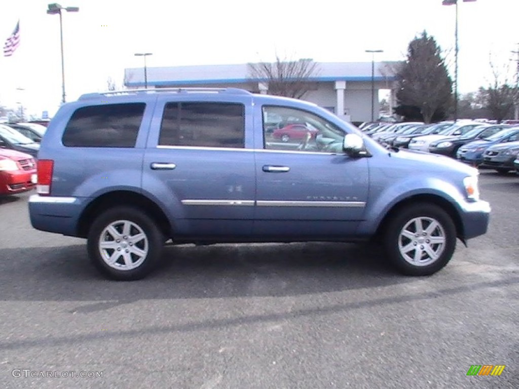 2008 Aspen Limited 4WD - Marine Blue Pearl / Light Graystone photo #7