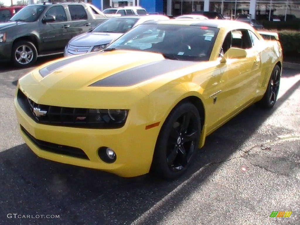 2012 Camaro LT Coupe Transformers Special Edition - Rally Yellow / Jet Black photo #1