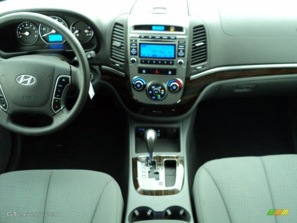 2011 Hyundai Santa Fe GLS AWD Gray Dashboard Photo #59838765
