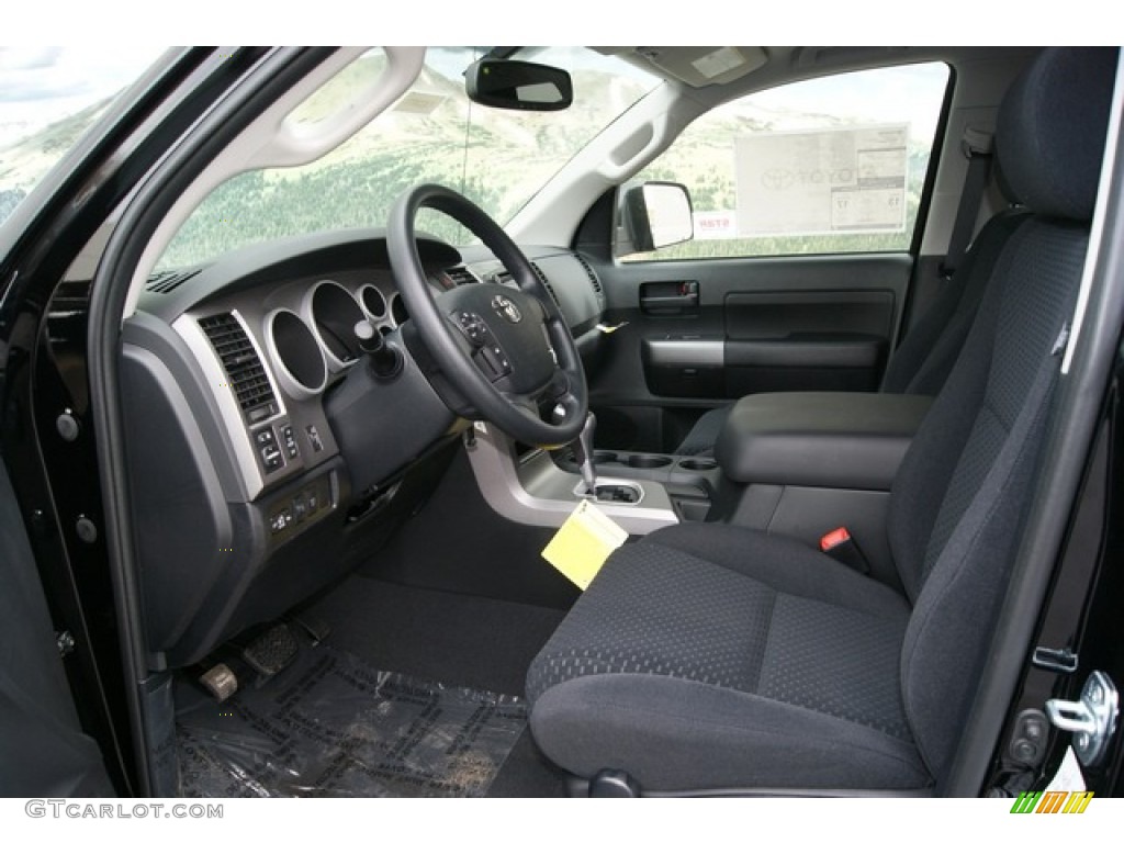 Black Interior 2012 Toyota Tundra TRD Rock Warrior Double Cab 4x4 Photo #59838924