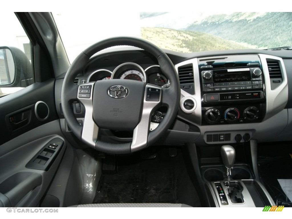 2012 Tacoma V6 Double Cab 4x4 - Pyrite Mica / Graphite photo #10