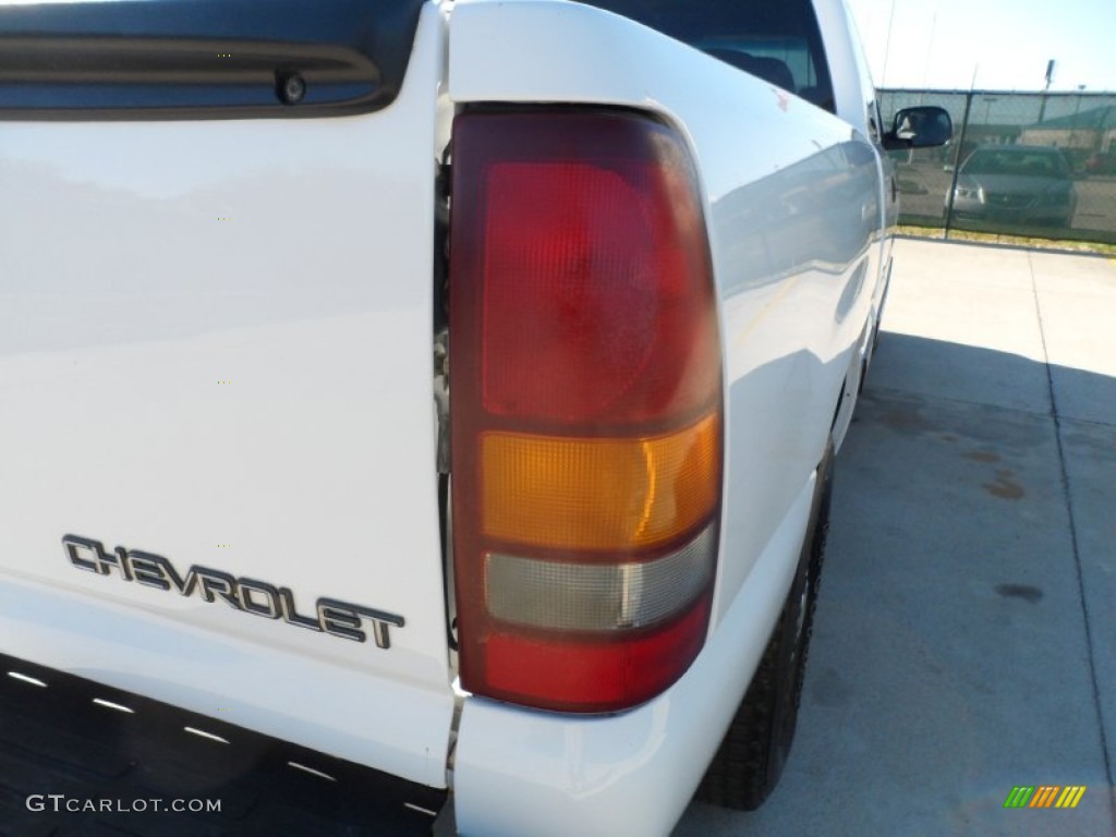 2000 Silverado 1500 LS Extended Cab - Summit White / Medium Gray photo #14