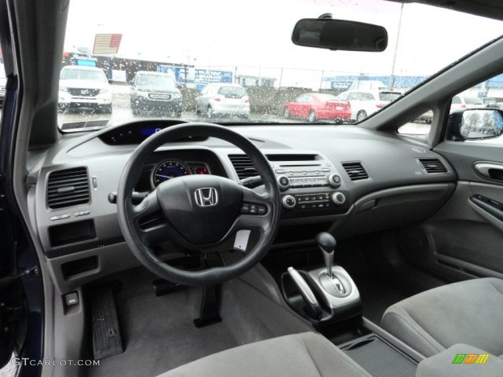 Gray Interior 2008 Honda Civic LX Sedan Photo #59841141