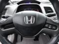 Gray 2008 Honda Civic LX Sedan Steering Wheel