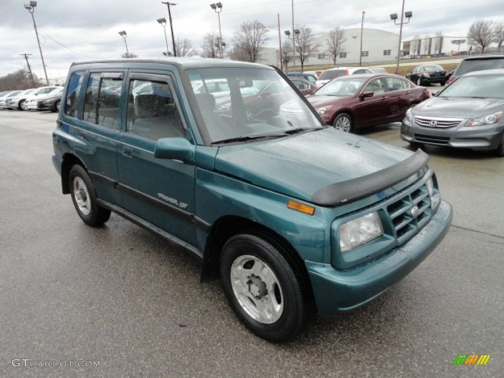 1997 Tracker LSi Hard Top 4x4 - Woodland Green Metallic / Dark Charcoal photo #7