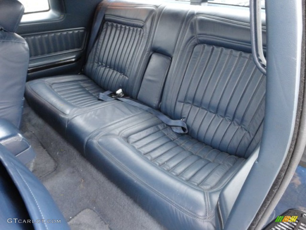Blue Interior 1990 Buick Riviera Standard Riviera Model Photo #59841457